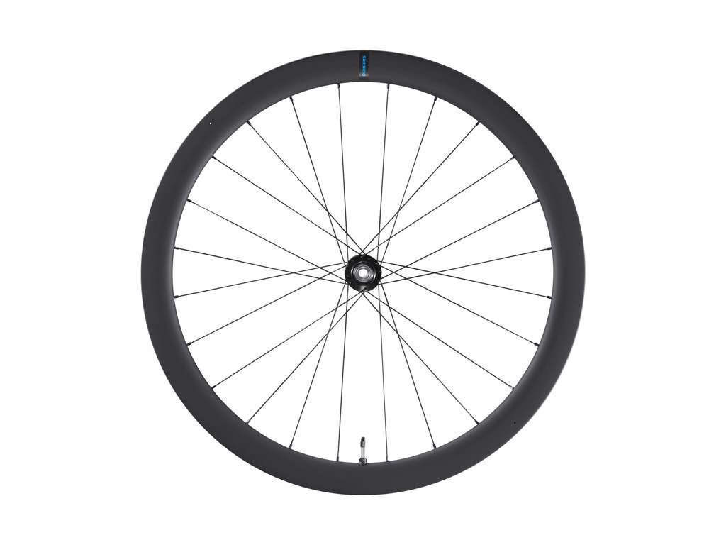 Shimano 105 Di2 C46 - Forhjul 700c - Tubeless - Disc - E-Thru