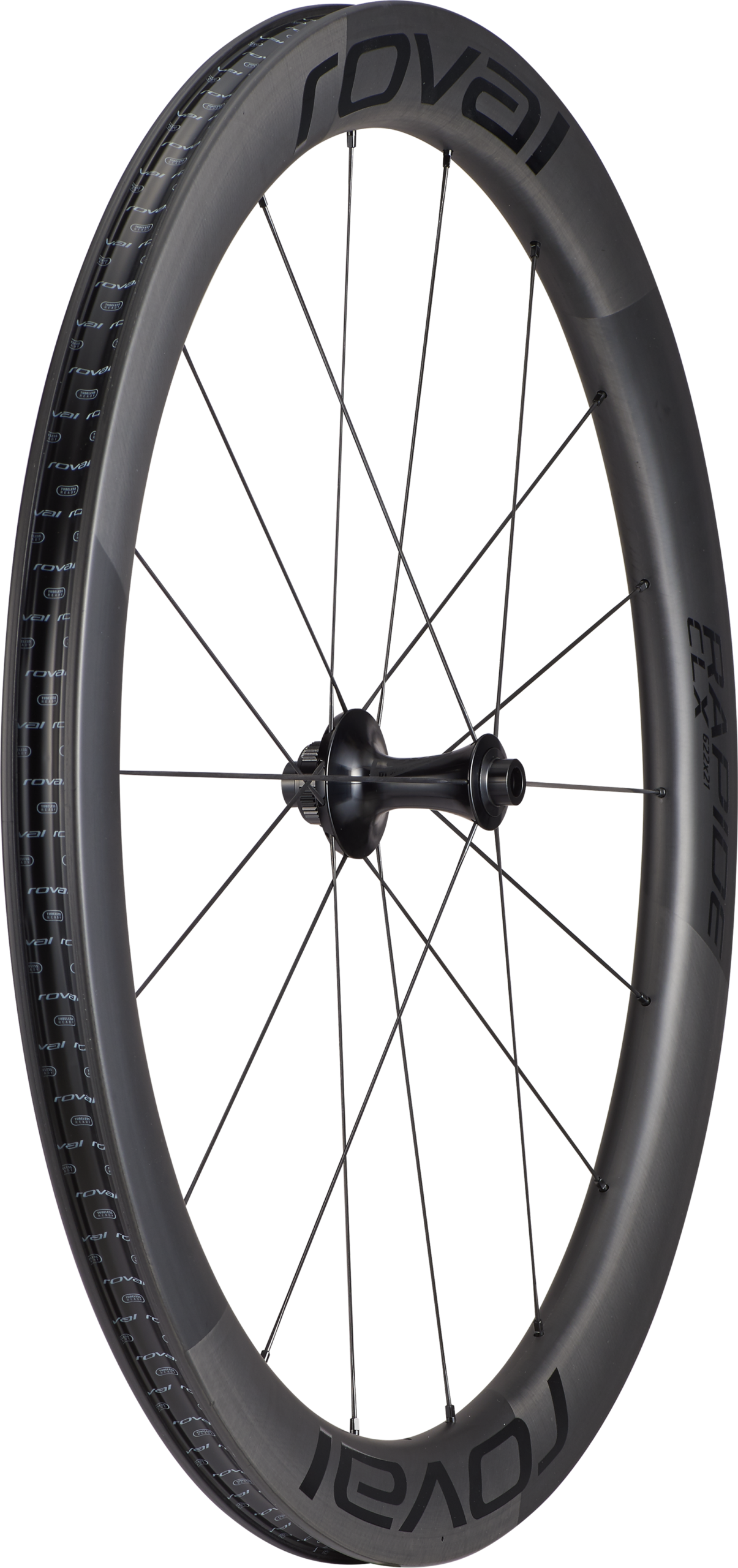 Specialized Roval Rapide CLX II Forhjul - Satin Carbon/Gloss Black
