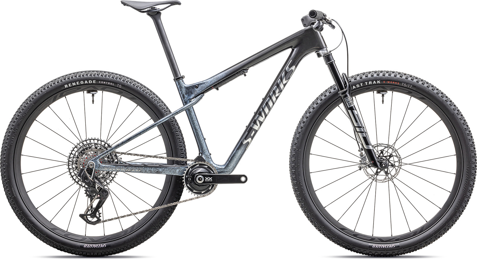 Specialized S-Works Epic World Cup 2025 - Gloss Glacial Metallic Granite