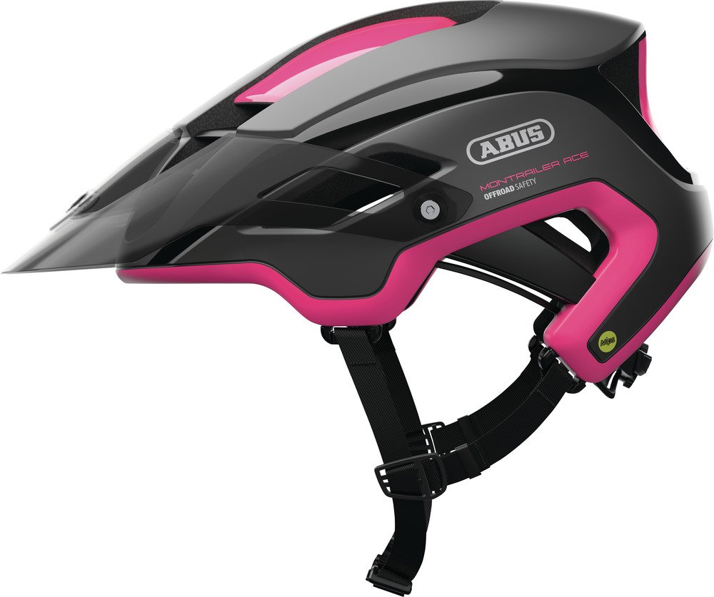 Abus Montrailer ACE MIPS - Sort/Lyserød