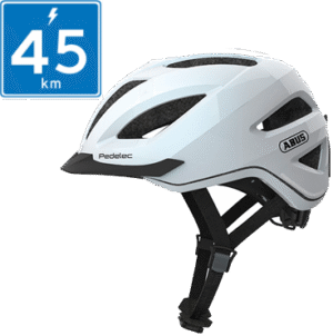 Abus Pedelec 1.1 Hjelm m. LED lys - Pearl White