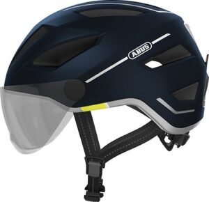Abus Pedelec 2.0 ACE Elcykelhjem m. LED og visir - Blå (elcykel hjelm)