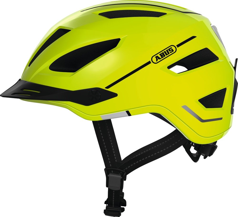 Abus Pedelec 2.0 Hjelm m. LED lys - Gul (elcykel hjelm)