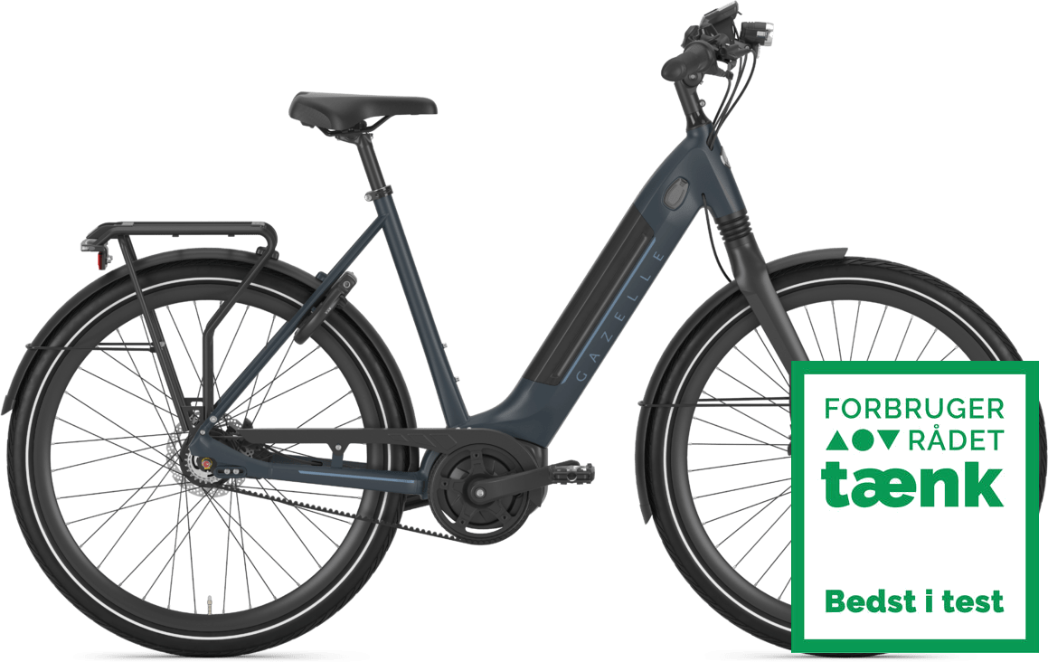 Gazelle ULTIMATE C8+ HMB BELT Dame 2022 - Blå (TESTVINDER)