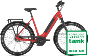 Gazelle ULTIMATE C8+ HMB BELT Dame 2022 - Rød (TESTVINDER)