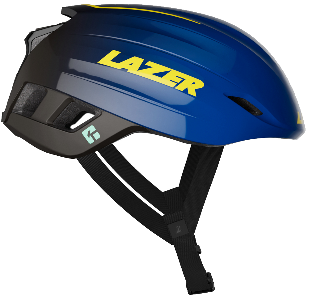 Lazer Z1 Kineticore "Tour de France" cykelhjelm - Blå
