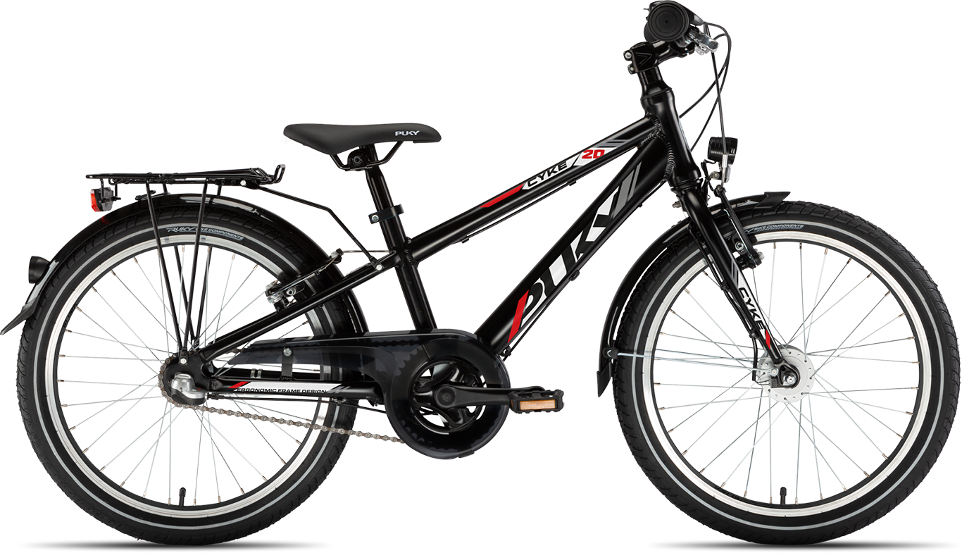 PUKY CYKE 20-3 3g 20" Dreng, Sort