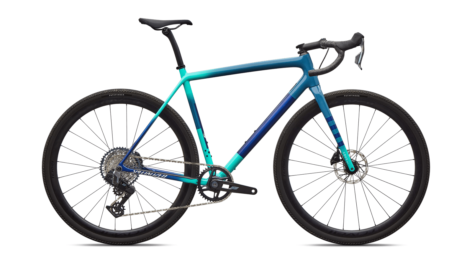 Specialized - Crux Expert Sram Rival Xplr AXS - Grey Blue/lagoon Blue - 58 cm