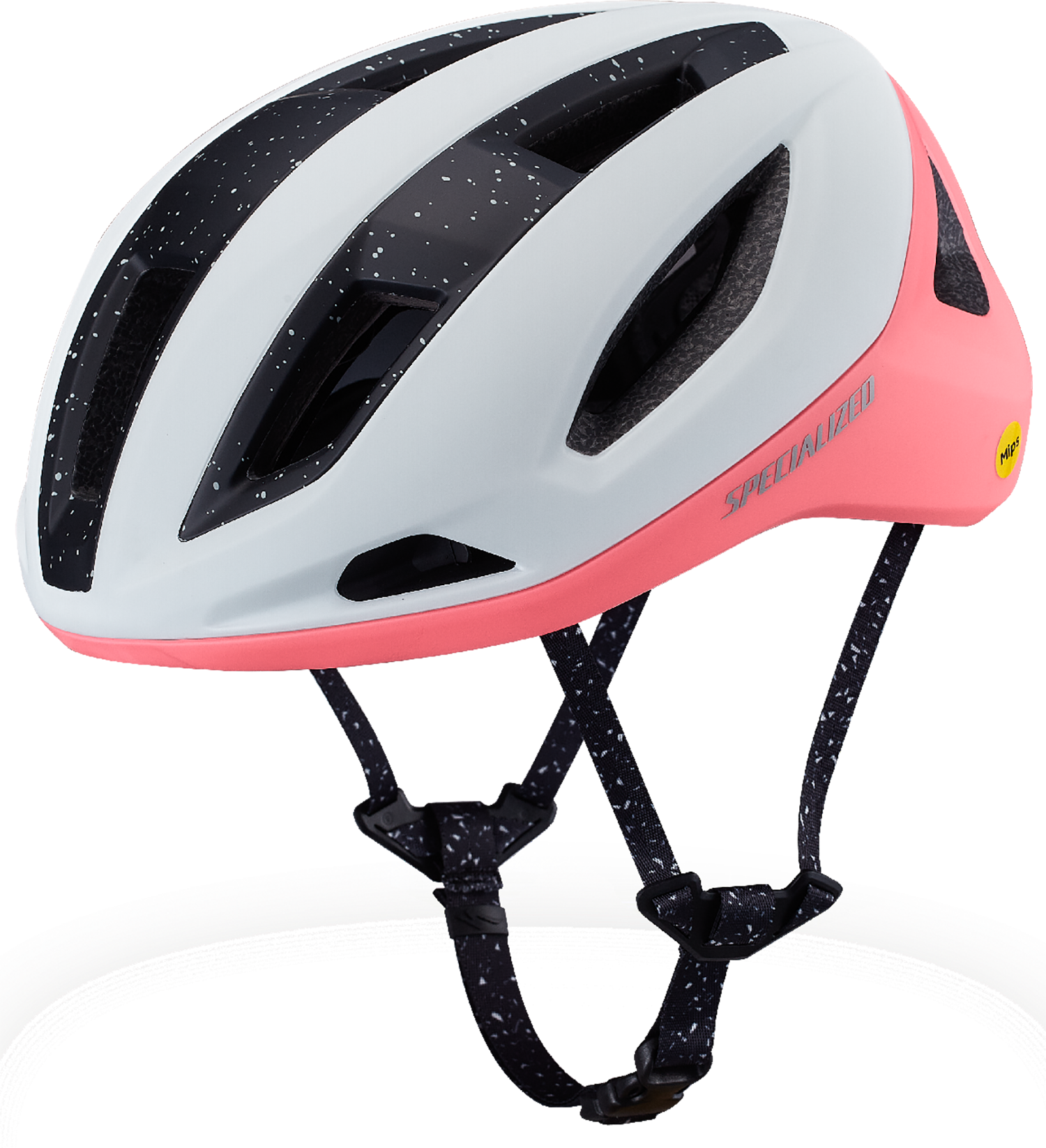 Specialized Search MIPS Cykelhjelm - Dune White/Vivid Pink