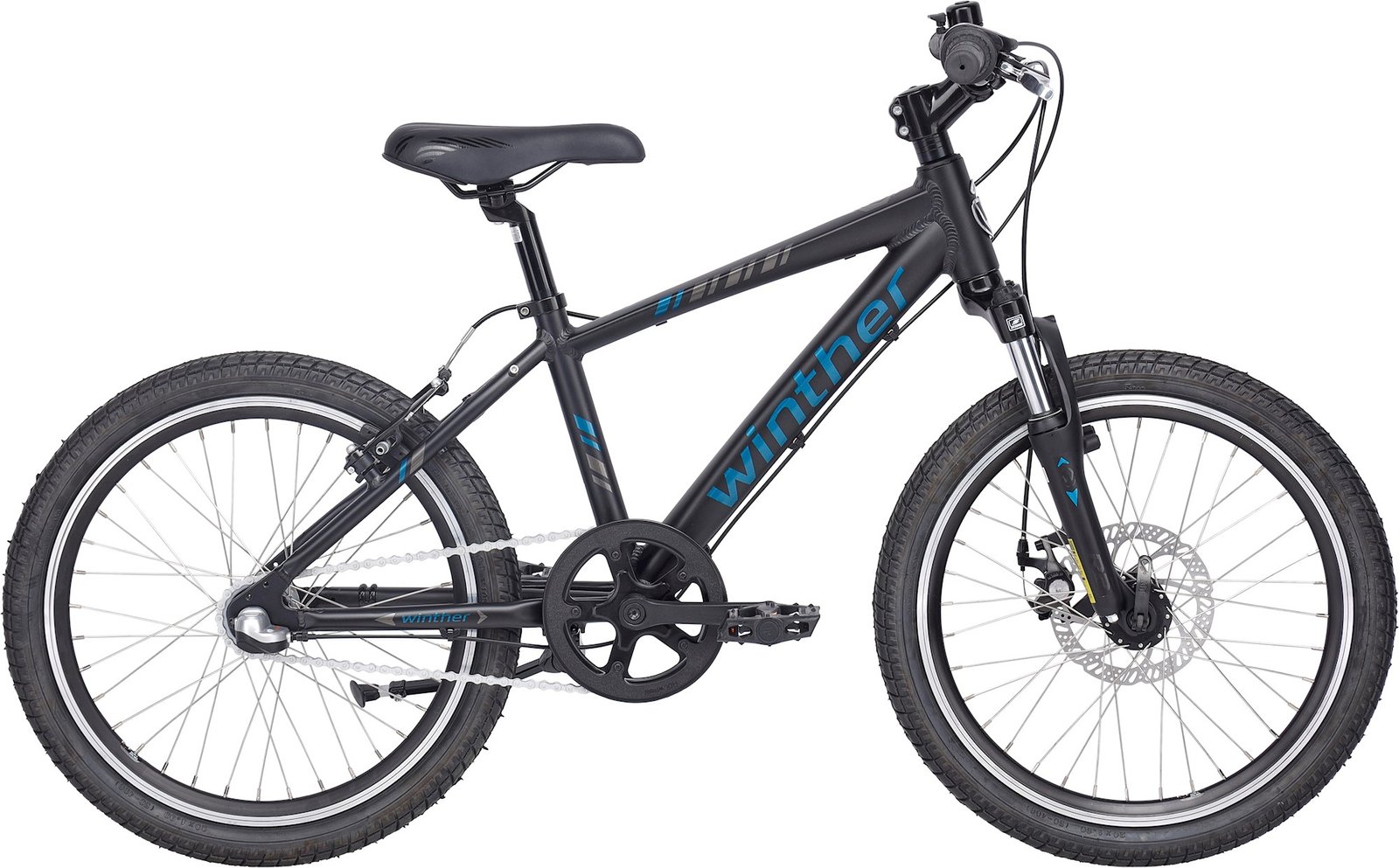 Winther R2 Sport Dreng 20" 3g 2023 - Sort
