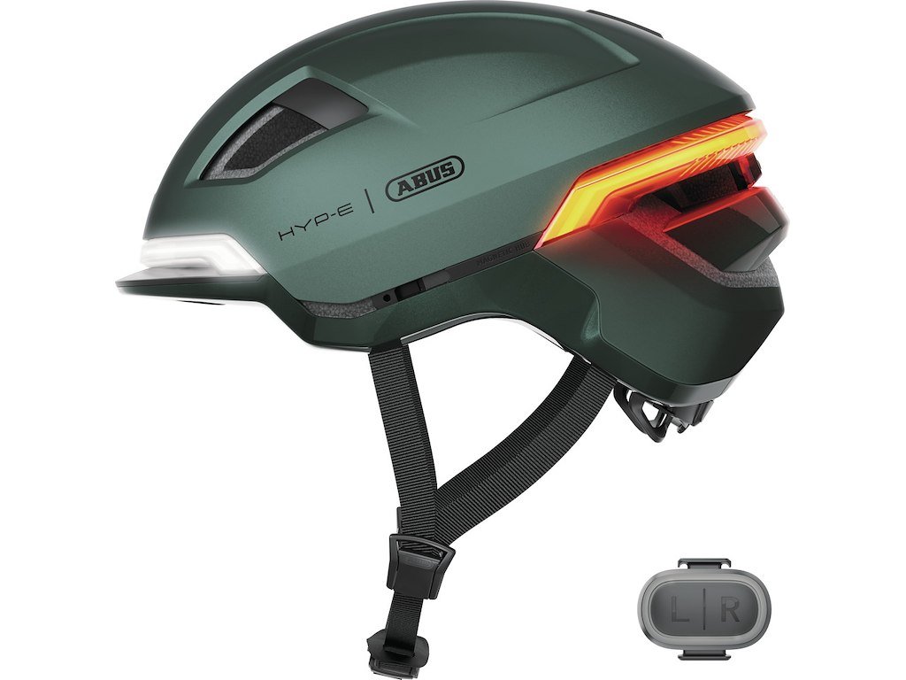 Abus Hyp-E - Urban Cykelhjelm - Jungle Green - Str. 57-61 cm