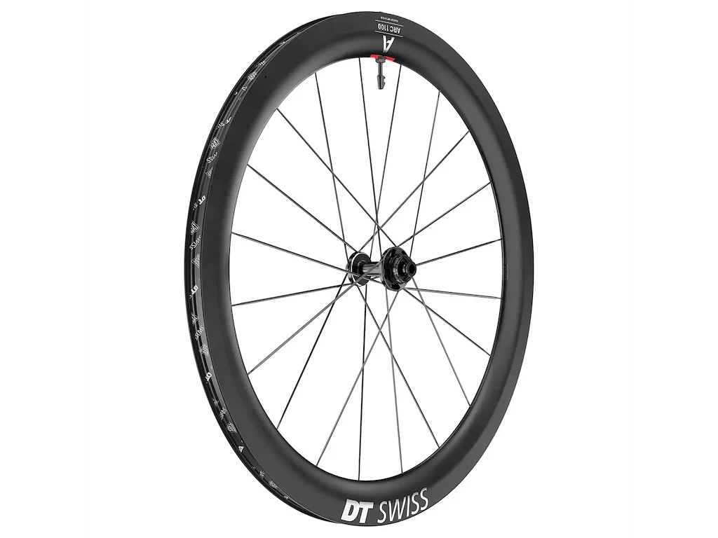 DT SWISS ARC 1100 Forhjul 700c Carbon 55mm - Skivebremse center lock - 12x100mm E-Thru