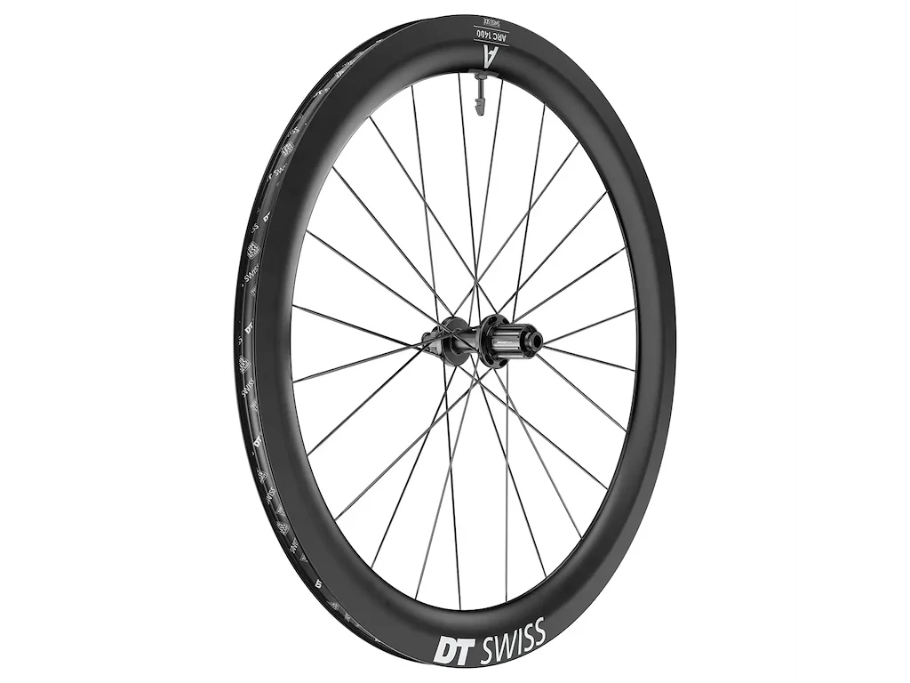 DT SWISS ARC 1400 Baghjul 700c Carbon 55mm - Body Shimano HG og Sram XDR - Skivebremse center lock -