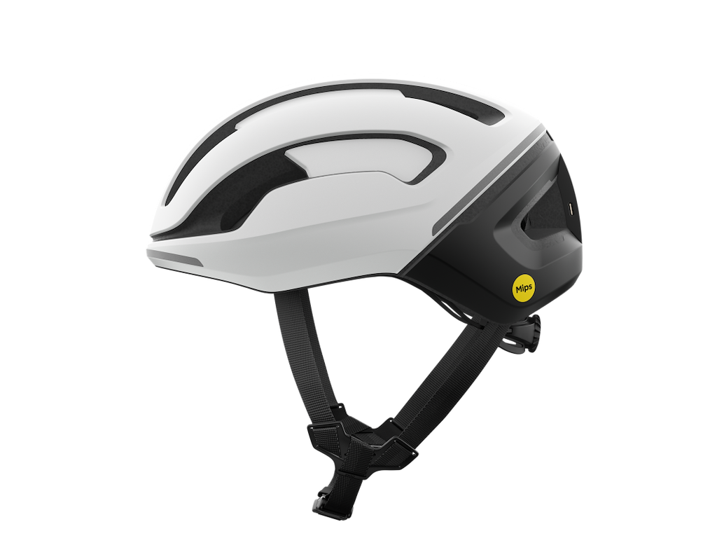 POC Omne Beacon MIPS Cykelhjelm - Hydrogen White/Uranium Black - Str. 56-61 cm