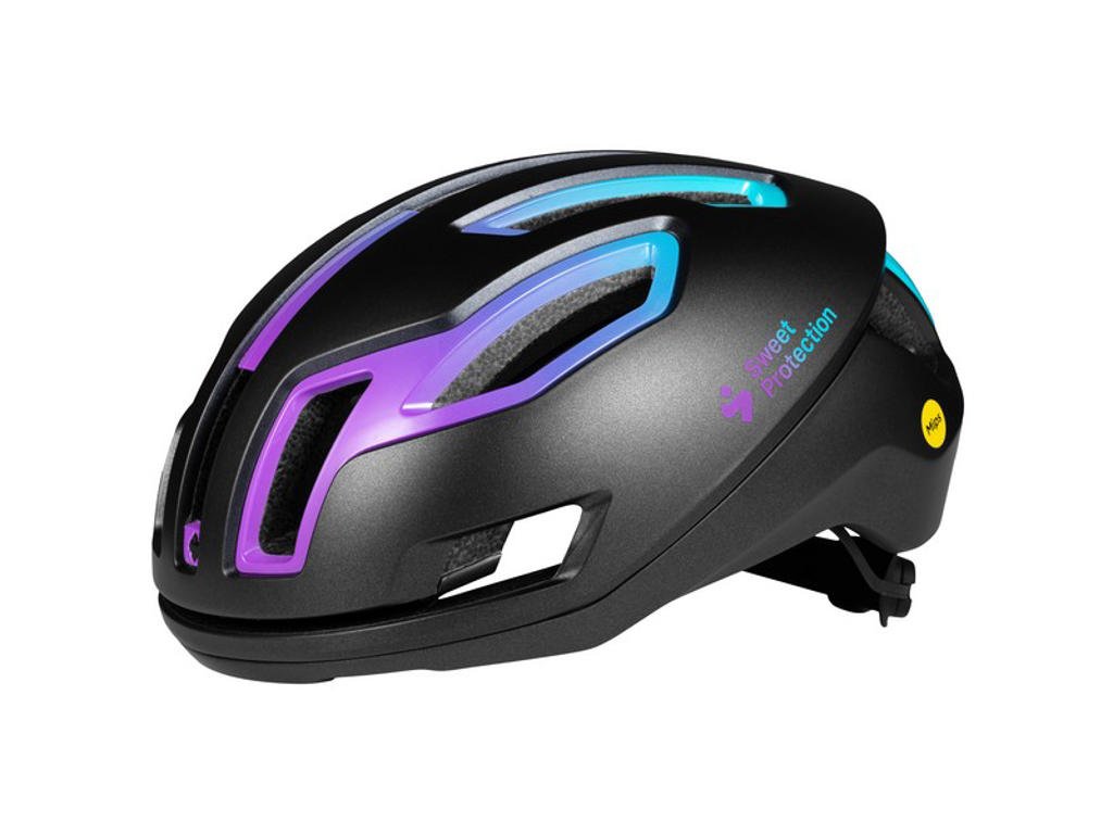 Sweet Protection Falconer 2Vi Mips - Cykelhjelm - Black Hyper Violet - S/M