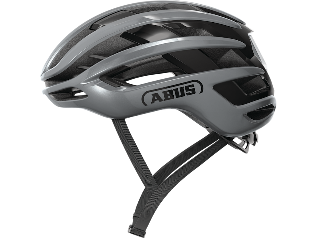 ABUS AirBreaker 2.0 - Cykelhjelm - Graphite Silver - S