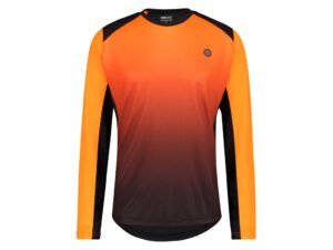AGU - Cykeltrøje med lange ærmer - Loose fit - MTB - Neon Orange - Str. S AGU - Cykeltrøje med lange ærmer - Loose fit - MTB - Neon Orange - Str. S