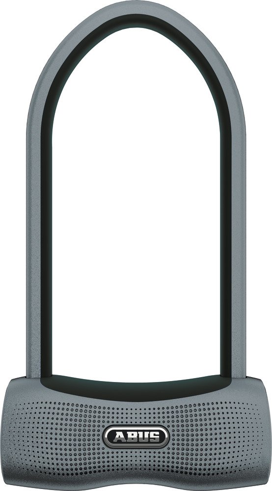Abus Bøjlelås 770 Alarm SmartX - 230mm + USKF holder - Sort