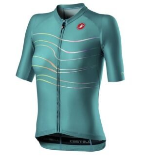 Castelli - Aero PRO Jersey Dame Turquoise Green - XL