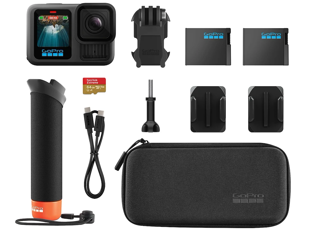 GoPro HERO13 Tilbehørspakke - 5.3K Actionkamera - Sort