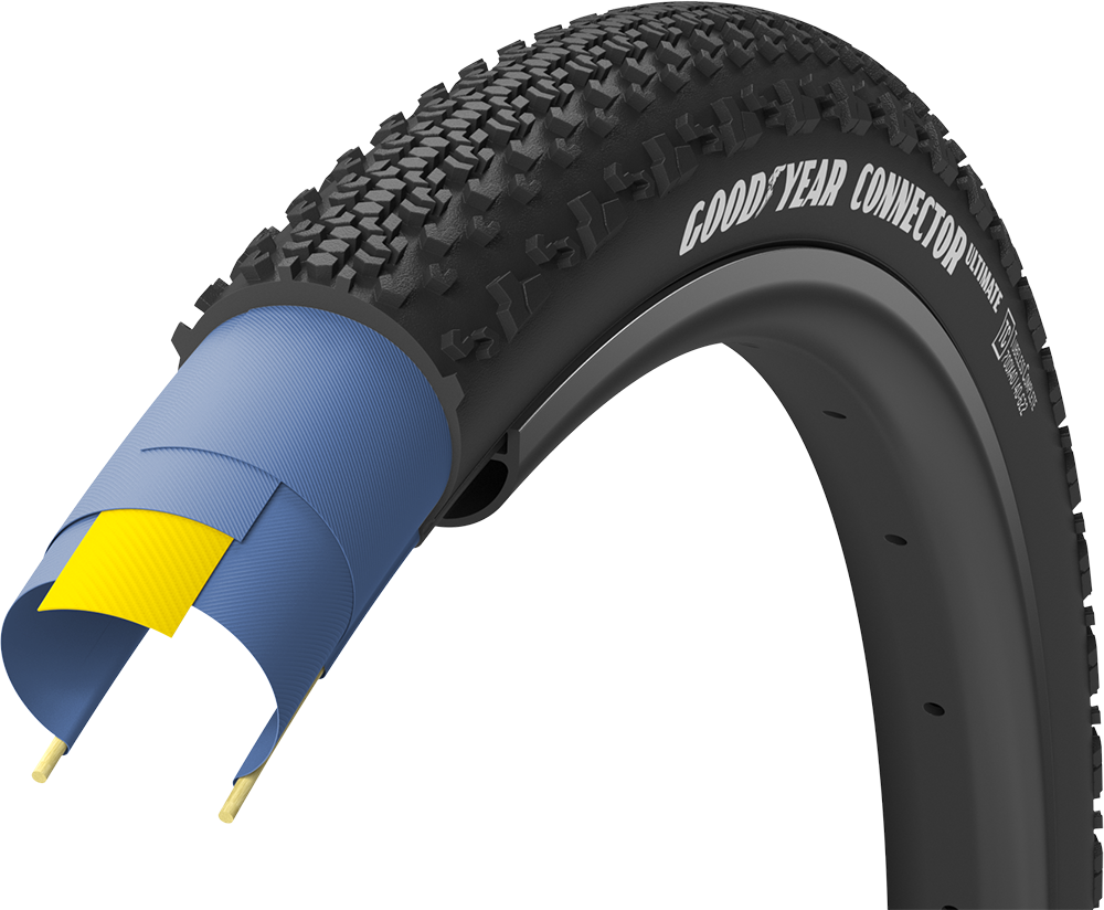Goodyear CONNECTOR Tubeless Complete 700x35c/50c - Sort