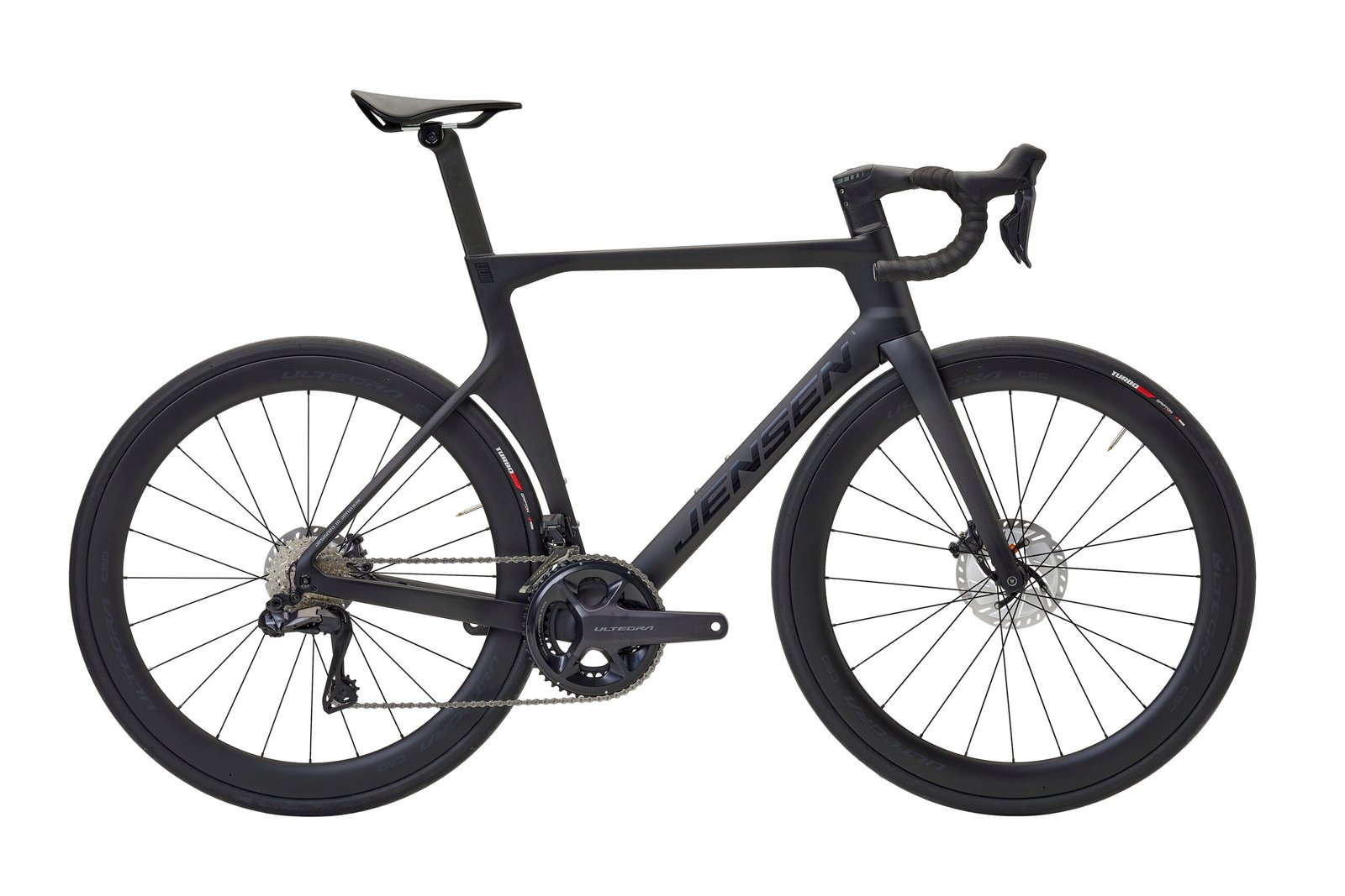 Jensen - CC6 Disc Aero - Racercykel - Sort - 58 cm