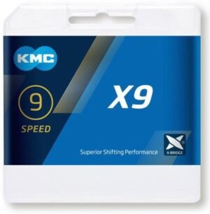 KMC X9 9 speed 114 links Cykelkæde KMC X9 9 speed 114 links Cykelkæde