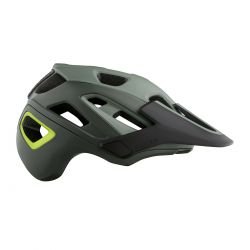 Lazer hjelm Jackal mat mørkegrøn f. gul S 52-56cm - Cykelhjelm