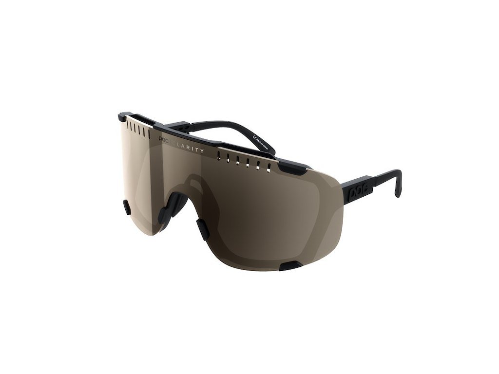 POC Devour Cykelbriller - Uranium Black/Clarity Road/Sunny Silver