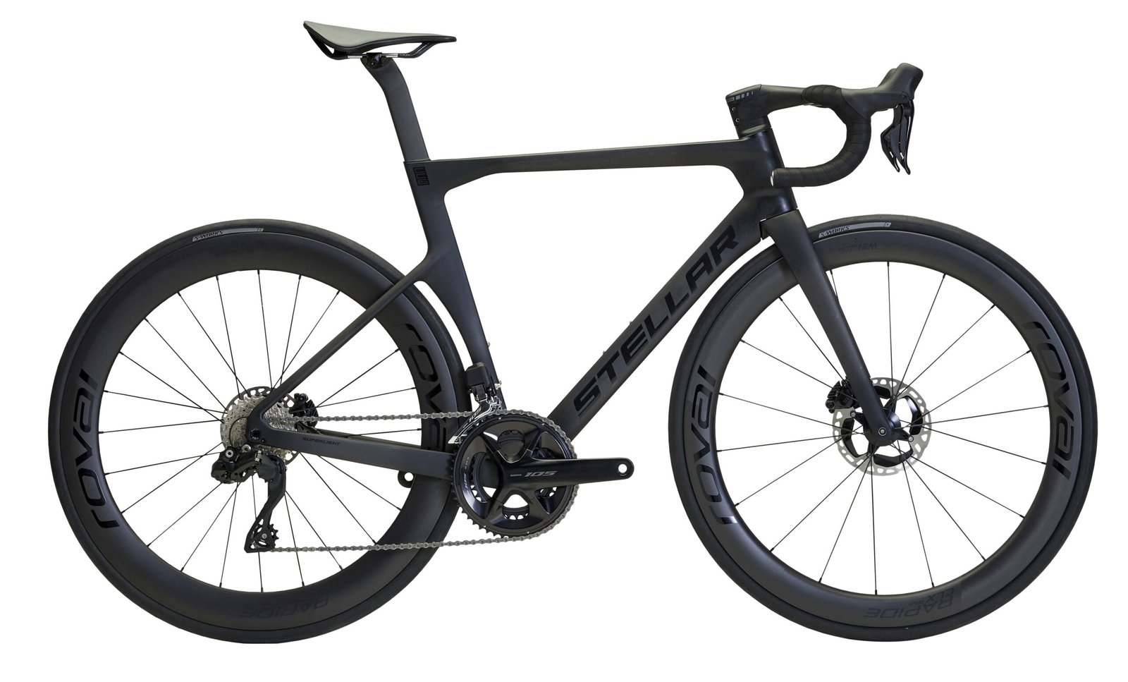 STELLAR - CC6 - Dark Smoke - Aero Racer - Roval Rapide CLX II - 46 cm