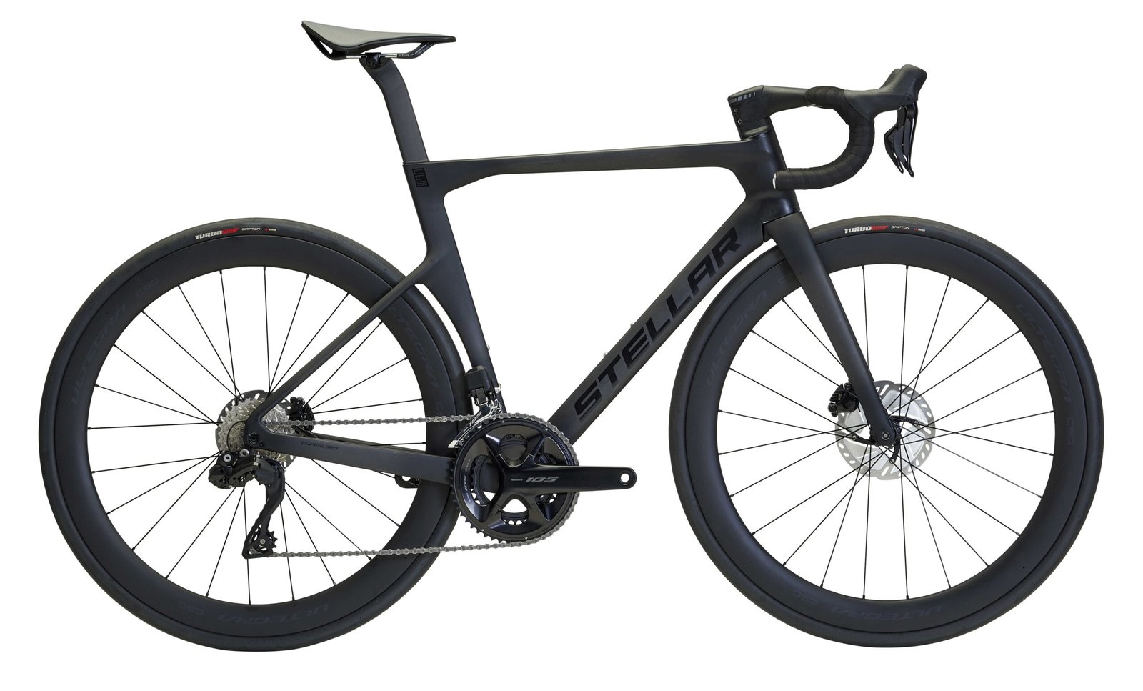 STELLAR - CC6 - Dark Smoke - Aero Racer - Shimano Ultegra C50 - 52 cm