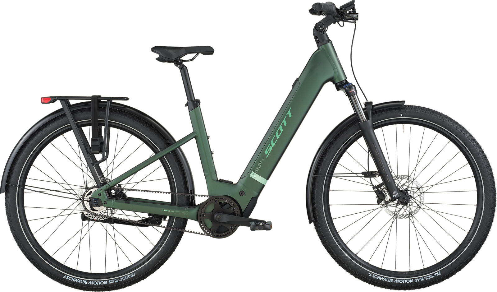 Scott Sub Tour eRIDE 10 Wave 2026 - Kelp Green