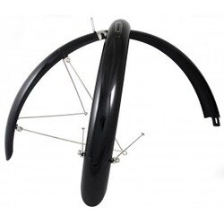 Skærmsæt 26 60mm Sort Rustfrit Tilbehør - Cykelskærm Skærmsæt 26 60mm Sort Rustfrit Tilbehør - Cykelskærm