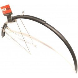 Skærmsæt 700c 33mm, Matsort, Rustfrit Tilbehør - Cykelskærm Skærmsæt 700c 33mm, Matsort, Rustfrit Tilbehør - Cykelskærm