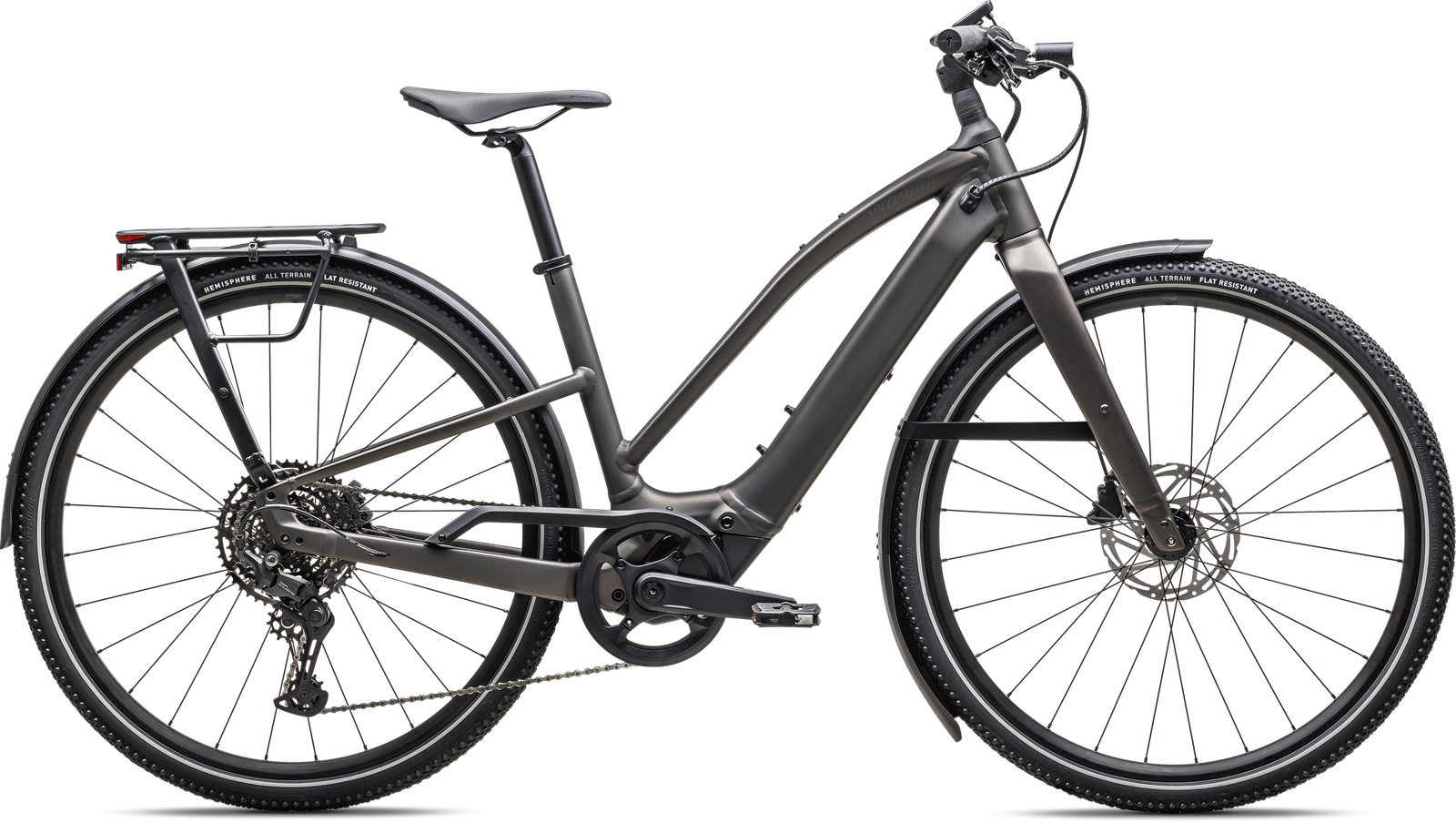 Specialized - Turbo Vado SL 2 4.0 Step - Through - Satin Gunmetal / Smoke Frost - M