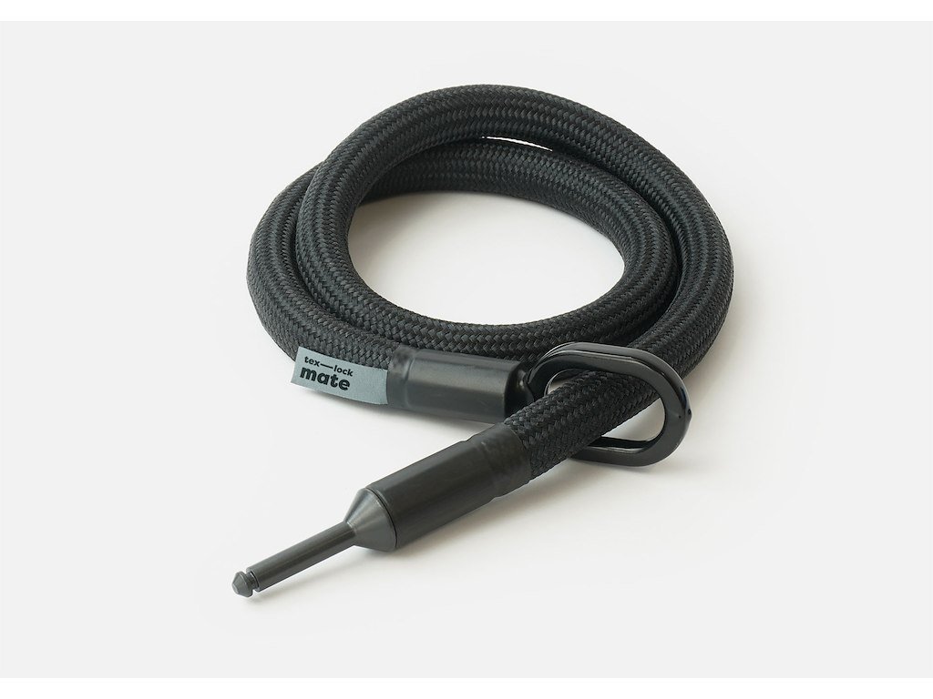 Texlock MATE - Cykellås - Tekstillås - Sort - Str. 120 cm