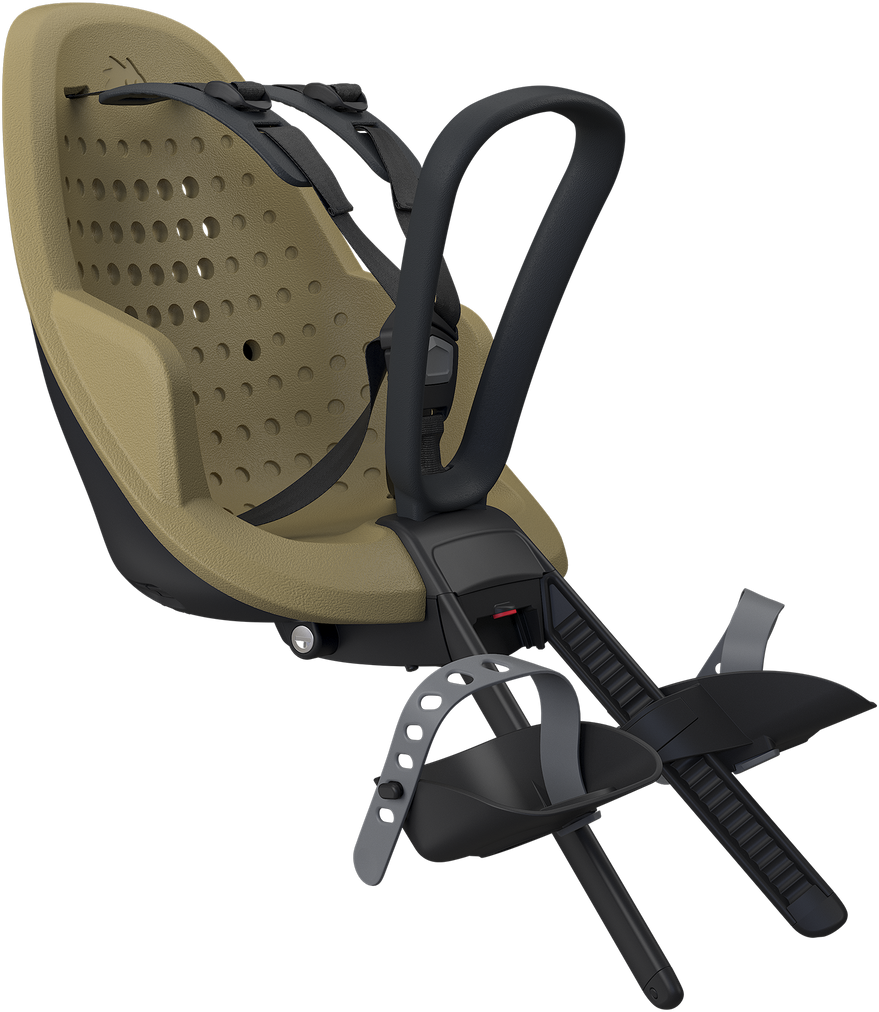 Yepp 2 Mini Ahead barnestol til front montering 9 mdr til 3 år (op til 15 kg) - Fennel Tan
