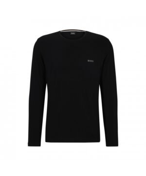 BOSS langærmet t-shirt i sort til herre
