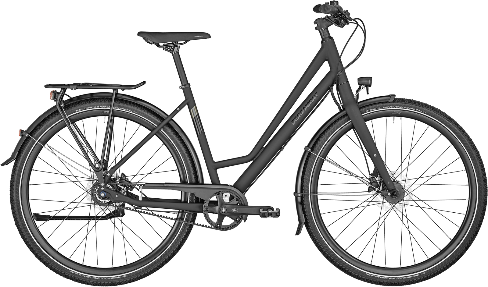 Bergamont Vitess N8 Belt Amsterdam 2024 - Sort