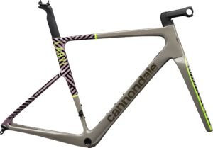 Cannondale LAB71 SuperSix EVO Frameset 2023 - Stealth/Acid Lime