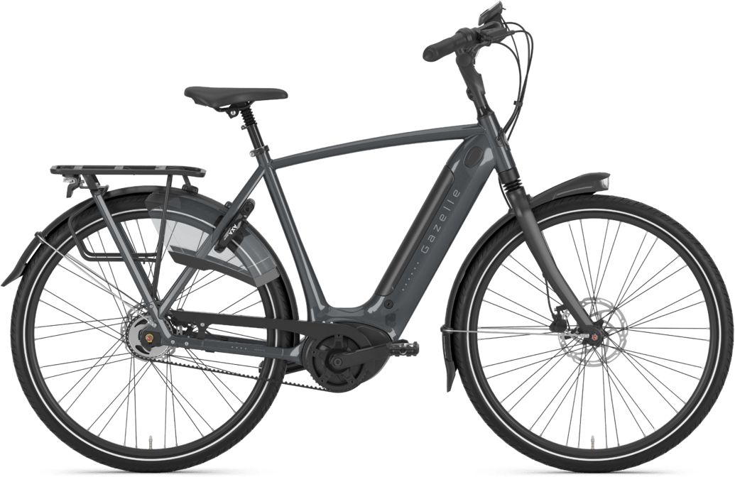 Gazelle Arroyo C5 HMB Elite Belt Herre 2022 - Grå