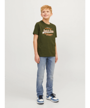 Jack & Jones Junior Stretch Jeans i Blue denim til drenge Jack & Jones Junior Stretch Jeans i Blue denim til drenge