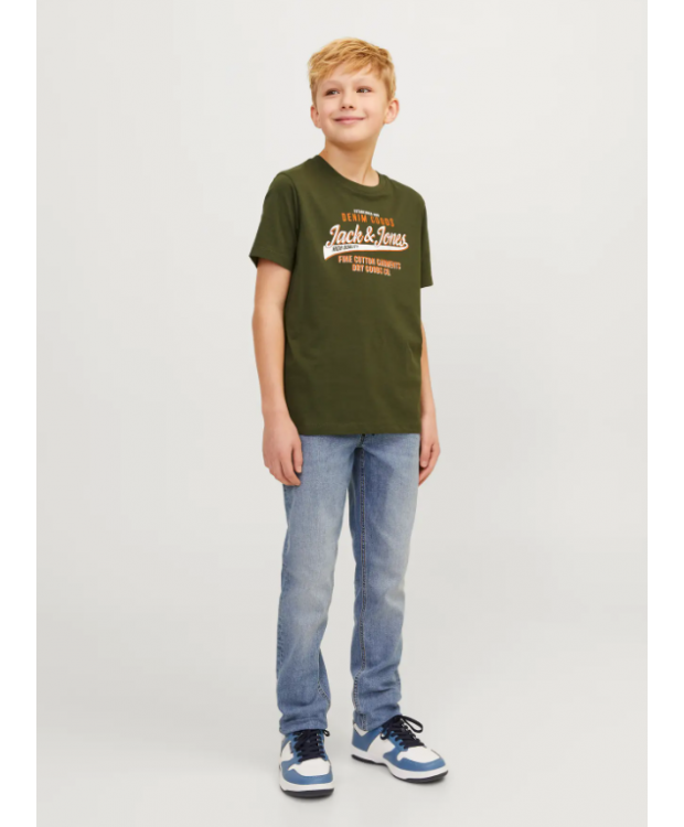 Jack & Jones Junior Stretch Jeans i Blue denim til drenge