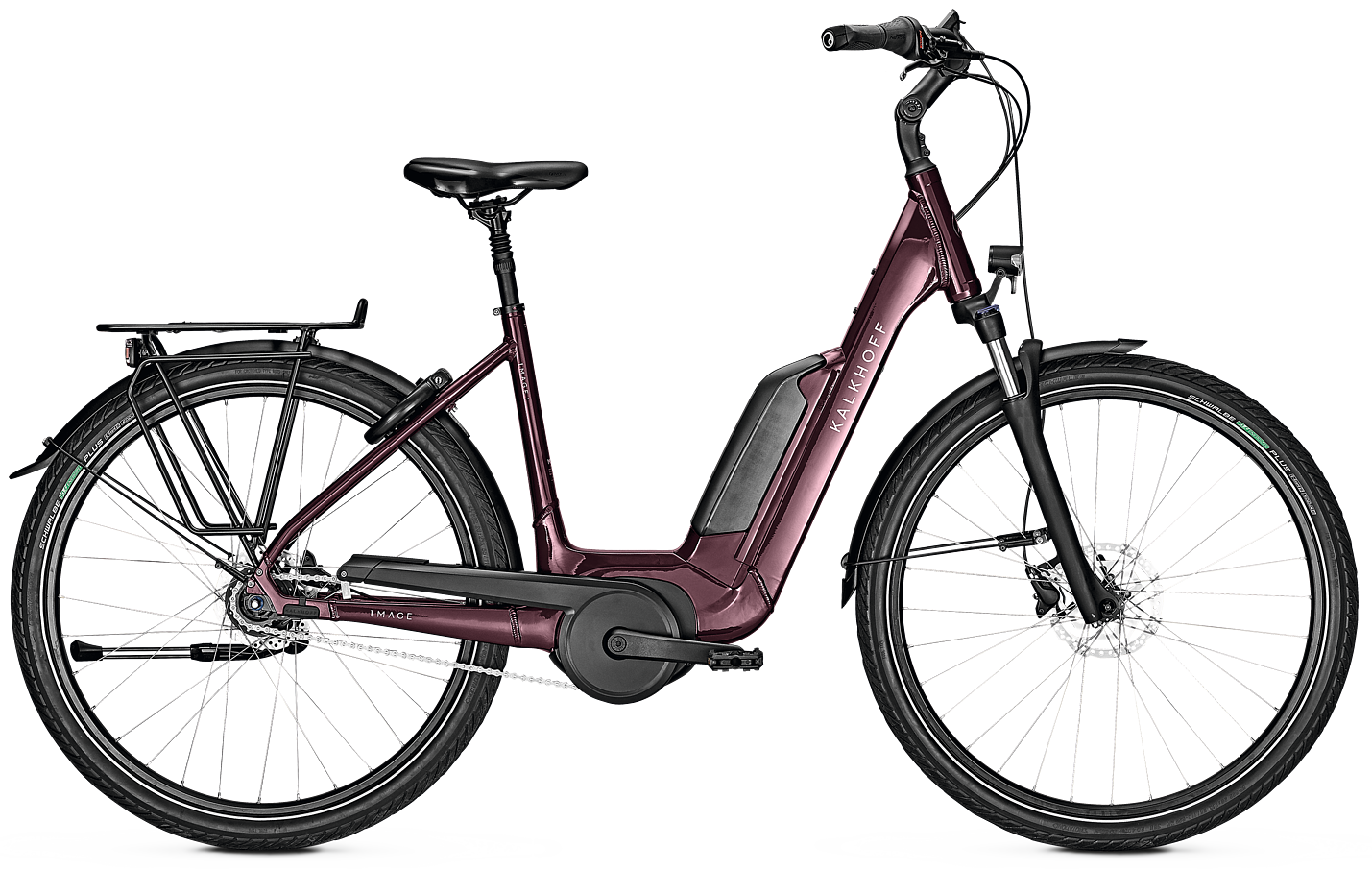 Kalkhoff IMAGE 1.B ADVANCE 500wh Dame - Rød