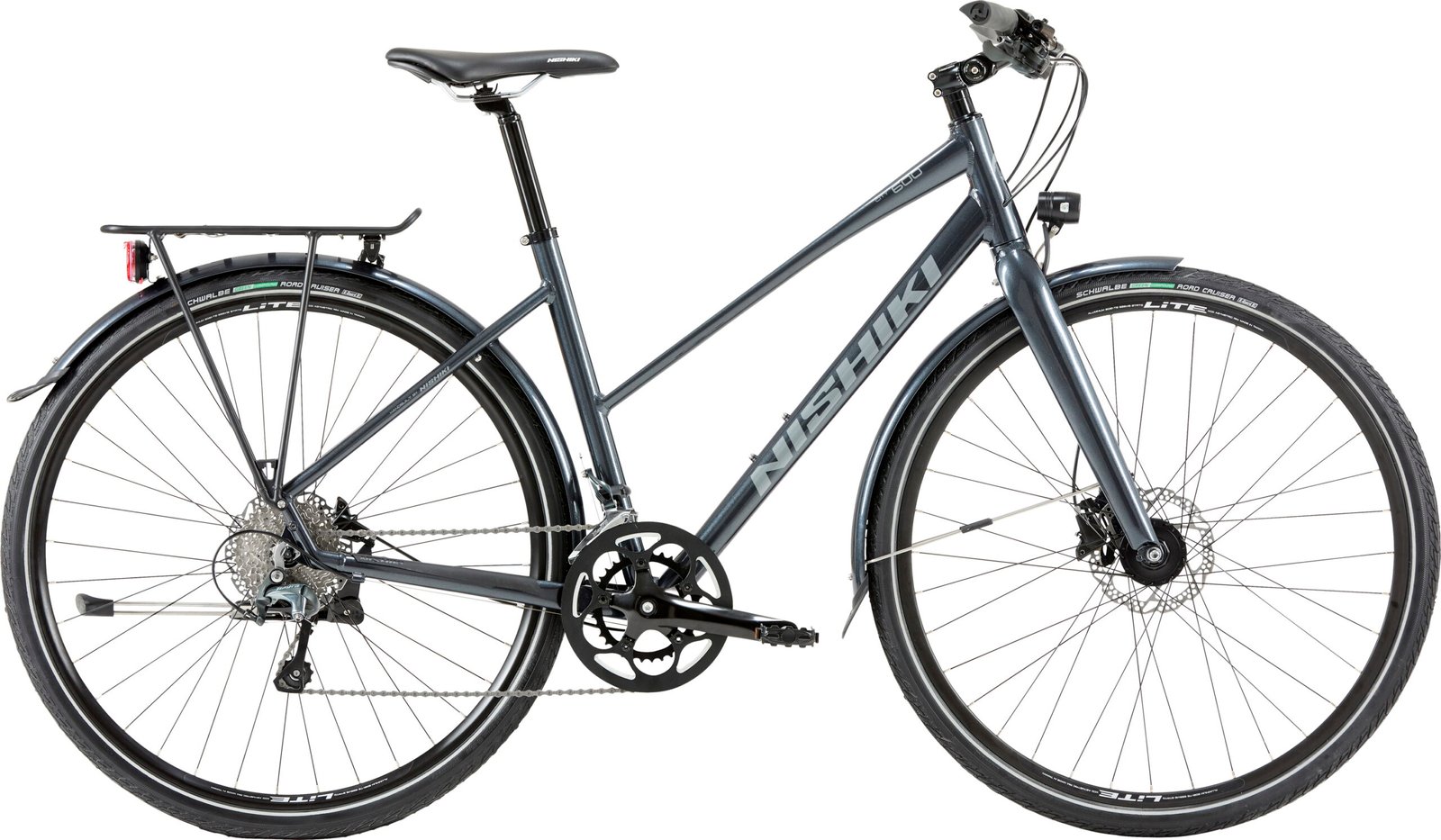 Nishiki City 600 Dame 20g 2026 - Blank Mørkegrå