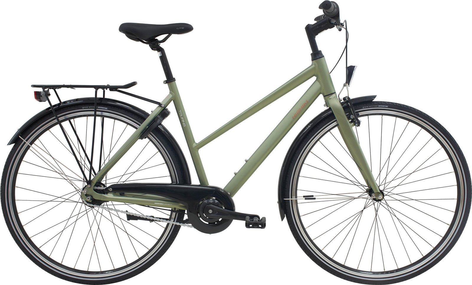 Nishiki Touring Dame 7g 2026 - Mat Lys Grøn