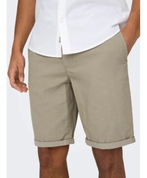 ONLY & SONS regular fit shorts i Fallen Rock grå til herre ONLY & SONS regular fit shorts i Fallen Rock grå til herre