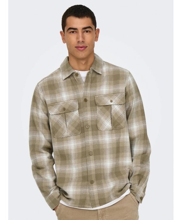 ONLY & SONS skjorte i Fallen Rock til herre