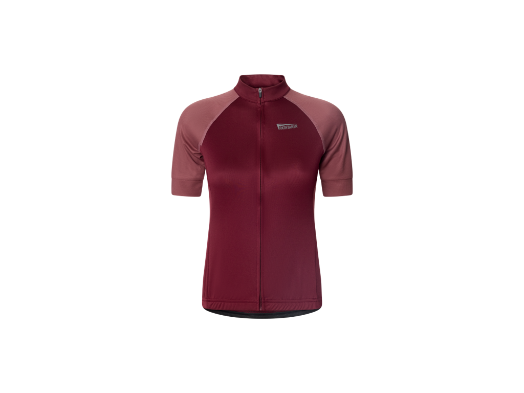 PATHTAKER - Cykeltrøje - Korte ærmer - SS 2col - Mørkerød - Kvinde - L