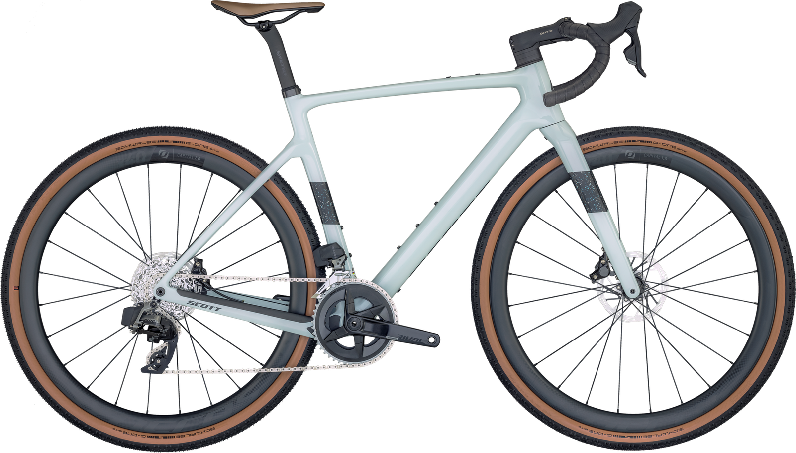 Scott Addict Gravel 20 2024 - Blå